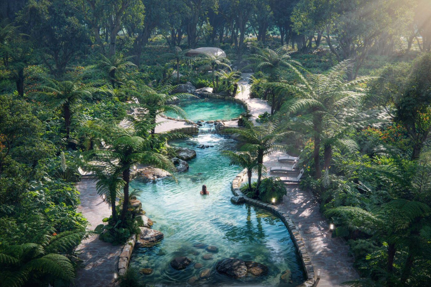 Khu resort khoáng nóng